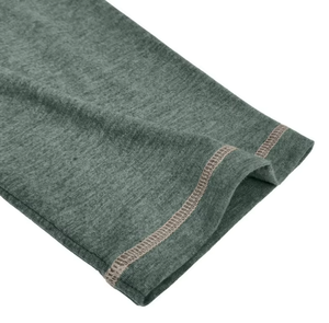 Camiseta Henley de Manga Larga para Hombre, con Costuras en Contraste, 100% Poliéster, Cuello en V, Cierre de Botones, Estilo Casual, Talla Grande, Transpirable y Ecológica - Product Image 4