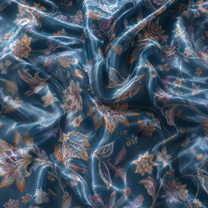 Tropical Prism Eco-Friendly Organic Jungle Aura Luxury Botanical Blitz Premium Chroma Tropics Digital Printed Lightweight <b>Fabric</b> - Product Image 4