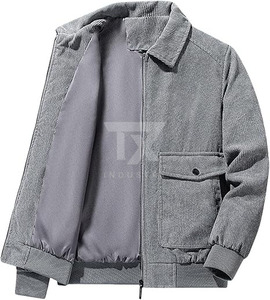 Custom Men's <b>Winter</b> Spring Fall Stand Collar Front Logo Bomber <b>Jackets</b> Canvas <b>Waterproof</b> Factory Direct Fashion Street Apparel - Product Image 5