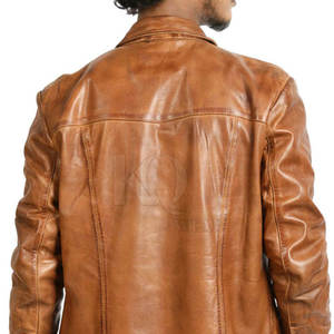 Chemises en cuir de luxe pour hommes, matière lisse, coupe confortable, design léger, idéal pour un usage quotidien - Product Image 6