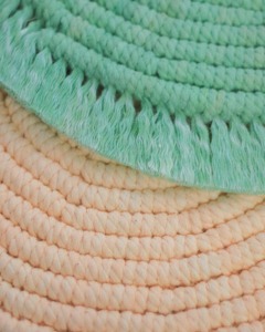 Colorful Round Macrame <b>Placemats</b> for Dining Table Kitchen Decor Coffee Table Styling and Festive Home Decoration From India - Product Image 5