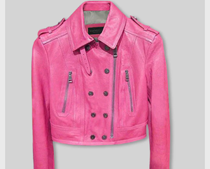 Chaqueta de Cuero para Mujer, Nueva Moda, Resistente al Viento, Chaqueta de Cuero para Hombre y Mujer, Estilos Personalizados, Chaqueta de Cuero Charlotte Burnt Multiple 2006 - Product Image 3