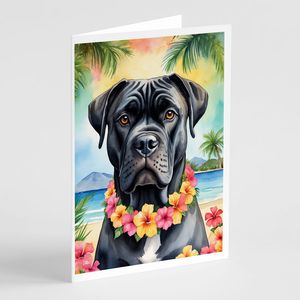 Cane Corso luau การ์ดอวยพรแพ็คของ8 A7แปลกขนาด5x7การ์ดเปล่าพร้อมซองจดหมาย - Product Image 1