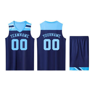 Maillots de basket-ball unisexes pour adultes personnalisables - 100% polyester, impression par transfert thermique, séchage rapide, anti-UV, anti-bactérien, équipe personnalisée - Product Image 4