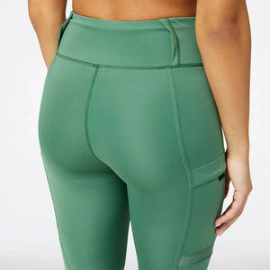Leggings de yoga pour femmes de haute qualité, longueur intégrale, 100% coton, sans couture, respirants, taille élastique, couleur unie, toutes saisons - Product Image 6