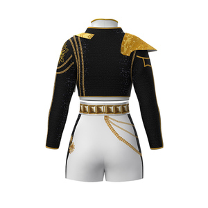 ชุดคอสเพลย์เต้นรำสไตล์เด็กนักล่าปีศาจแม่มดเคป๊อป รูมิ มิราโซอิ กลุ่มเกิร์ลกรุ๊ป ยูนิเซ็กซ์ พิมพ์ลายด้วยความร้อนบนผ้าโพลีเอสเตอร์ - Product Image 3