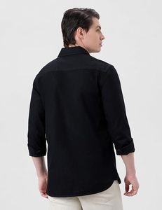 Camisa Casual de Mezclilla de Algodón para Hombre |   Corte Regular |   Disponible en tallas grandes - Product Image 3