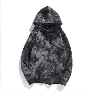 Venta caliente transpirable hombres Tie Dye Hoodie Pullover Tie Dye Rainbow hombres Hoodie Oversize Kangaroo Pocket Tie Dye Unisex Hoodie - Product Image 3