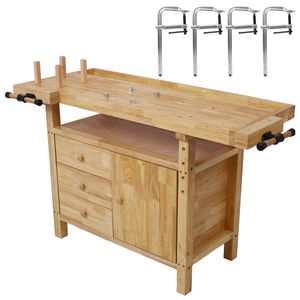 Set di 4 morsetti a barra da 12 pollici x 4 3/4 pollici per banchi da lavoro in legno, garage, officina e casa, per la lavorazione del legno - Product Image 1