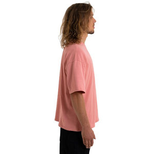 เสื้อยืดผู้ชายพิมพ์ลายพัฟฟ์ ผ้าฝ้าย 100% ระบายอากาศได้ดี ทรงโอเวอร์ไซส์ หนานุ่ม ไซส์พลัส ดีไซน์เรียบๆ แบบไม่มีลายด้านหน้า - Product Image 4