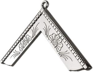 Juego de Joyas Masónicas para Collar, Regalo para Oficiales de la Logia Azul, Tipo de Metal: Plata, Tipo de Cierre: Langosta - Product Image 3