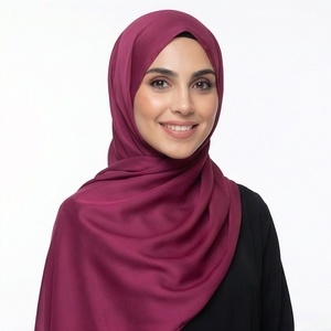 Hiyab Personalizado Nuevo al por Mayor, Hiyab Musulmán Abierto para Mujer, Talla Adulto, Suave, Premium, Transpirable, Elegante, Pañuelo para la Cabeza - Product Image 1