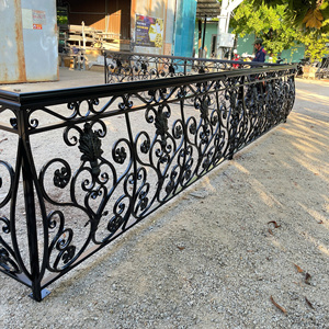 Modern Balcony Railing Custom Iron Balcony Railings Stylish Outdoor Balcony Protection with Powder Coated Durable Finish - Product Image 5