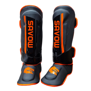Espinilleras de Cuero Personalizadas para Kickboxing, Muay Thai, MMA, Artes Marciales, Entrenamiento, Sparring, BJJ - Product Image 6