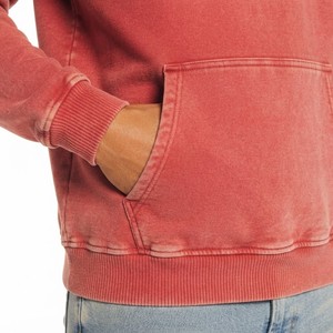Sweat-shirt à capuche uni pour homme, coupe classique, en molleton de coton, décontracté, avec poche kangourou, pour l'hiver, imprimé sur mesure - Product Image 4