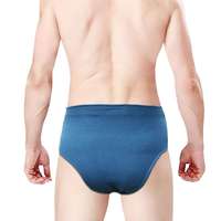 Caleçons Boxers Confortables en Coton Tricoté et Spandex pour Hommes, Taille Mi-Haute, Sexy, avec Poche de Maintien, Respirants, Logo Personnalisé, Sous-vêtements Classiques