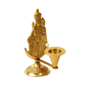 Candelabro de Latón de la Virgen María para Sala de Oración, Decoración del Hogar, Altar de Iglesia y Regalos Religiosos - Product Image 4