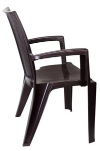 Chaise en plastique de qualité supérieure National The Boss, chaise robuste avec accoudoirs pour une utilisation en intérieur et en extérieur - Product Image 5