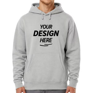 Sudadera Blanca para Hombre, Algodón French Terry, Corte Regular, Diseño con Bolsillo, Estampado Frontal, Ropa Casual de Otoño, Sudadera con Capucha - Product Image 3