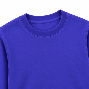 เสื้อสเวตเชิ้ตคอกลมสีม่วงสำหรับผู้ชาย ทรงปกติ ผ้าถักเนื้อแน่น แขนยาว สวมใส่สบาย - Product Image 4