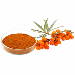 Polvo de Baya de Espino Amarillo, Extracción Líquido-Sólido al 60%, Extracto Herbal de Grado Alimenticio, Rico en Oleuropeína, Ingrediente Natural de Superfruta - Product Image 2