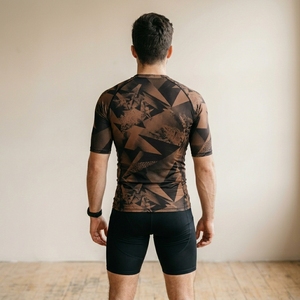 Custom <b>Men</b> <b>Compression</b> Fitness Wear Half Sleeve Running Workout Training Athletic <b>Shirt</b> - Product Image 3
