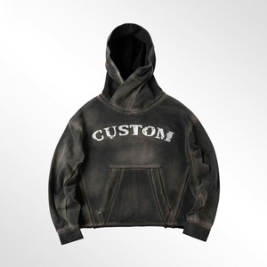 Wholesale Custom Embroidered Hoodie Unisex Oversized Hoodie Heavyweight Hoodie Factory Supply - Product Image 6