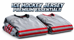 Camiseta de Hockey sobre Hielo Personalizada, Azul Rey con Rayas Blancas, Sublimación, Uniforme Deportivo de Alto Rendimiento, Cuello en V, Camiseta de Práctica - Product Image 3