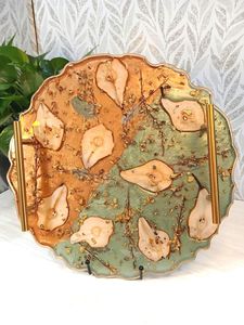 Bandeja de Servir de Resina de Diseño Artesanal, Pieza Única con Calidad y Material Extra Premium a un Precio Muy Bajo - Product Image 3