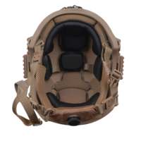 Casque Wendy avec système de suspension Équipement de sécurité tactique pour la conduite Jeux de rôle Filmage Chasse Entraînement