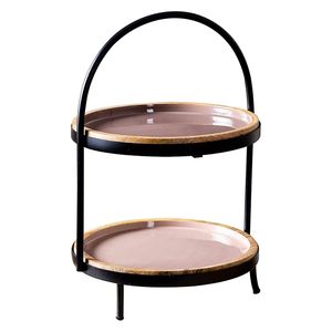Elegant Cake Stand for Cake <b>Cutting</b> Decorative Dessert Pastry Display Stand for Birthday Wedding Party Decor - Product Image 4