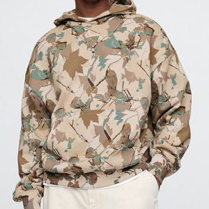 Sudadera con Capucha de Camuflaje Personalizada para Hombre, Sudadera con Estampado Gráfico, Ropa Urbana, Fabricante de Ropa OEM - Product Image 3
