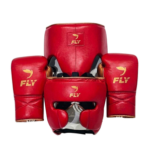 Conjunto de equipo de protección de boxeo personalizado de cuero genuino de vaca, conjunto profesional de boxeo para adultos. - Product Image 1