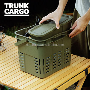 Nhựa và phổ biến Stackable meshcargo hộp cho cắm trại, với tùy chọn nắp - Product Image 4