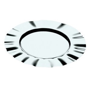 จานแก้วทรงกลมสีพื้นผิวเรียบขัดเงา ดีไซน์มินิมอล - Product Image 3