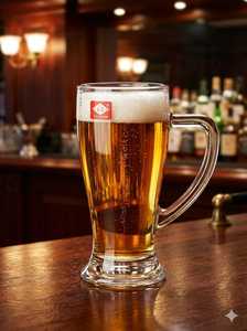 Vaso de Cerveza de Vidrio Transparente Ajustable de Lujo y Ecológico de 700ml y 480ml con Asa de Diseño Musculoso, Venta al por Mayor - Product Image 2