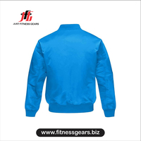Chaqueta Bomber de Invierno para Hombre, con Cuello Alto, Logotipo Frontal, Resistente al Viento, Transpirable y Ecológica