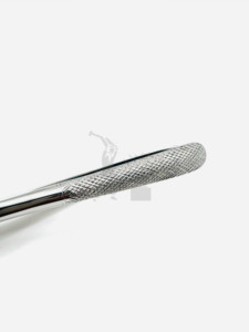 Pinzas de Extracción Dental Fig. 51 para Molares Superiores, Herramienta Quirúrgica con Empuñadura Moleteada Plateada, Clase I, Manual - Product Image 4