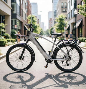 Pneu de 26*2,1 pouces, corps en acier au carbone, moteur sans balais, batterie au lithium 48V 10,4ah, double siège, vélo de sport électrique urbain - Product Image 4