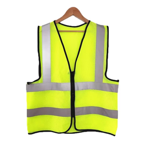 Gilet de sécurité respirant en nylon-coton personnalisé 2026 avec fermeture éclair, nouveau design, maillots de cyclisme unisexes - Product Image 4
