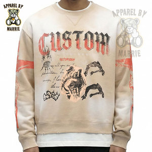 Sudadera Personalizada de Alta Calidad para Hombre, Estilo Urbano, 100% Algodón Felpa, Impresión de Logotipo Personalizada, Corte Regular, Venta al Por Mayor - Product Image 3
