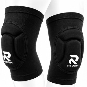 Genouillère de soutien élastique tricotée en nylon RYDOM pour la protection sportive et la compression des articulations - Product Image 3