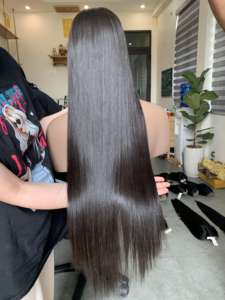 Cheveux humains vierges en blond, cheveux humains vietnamiens, vente en gros de cheveux humains droits courts et soyeux de Vietnamhairluxury - Product Image 4