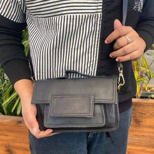 Nouvelles dames en cuir véritable Mini sac à bandoulière à poignée pour femmes mode sac à bandoulière en cuir pleine fleur peau de vache petits sacs à main - Product Image 5