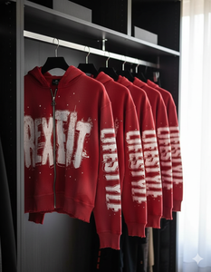 Sudaderas con capucha de diferentes colores, las más demandadas por los clientes, con logotipo personalizado serigrafiado, corte y costura, efecto desgastado por el sol, con cremallera. - Product Image 4