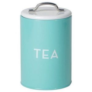 Airtight Metal Tea Canister <b>Kitchen</b> <b>Storage</b> Container Food Grade Steel Jar with Lid for Bulk Loose Leaf Tea Coffee Sugar Jars - Product Image 1