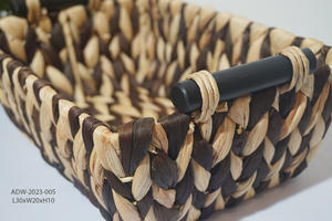 Bandeja de almacenamiento de algodón hecha a mano, mango de oreja, respetuoso con el medio ambiente, sostenible, multifuncional, forma rectangular, Vietnam - Product Image 5