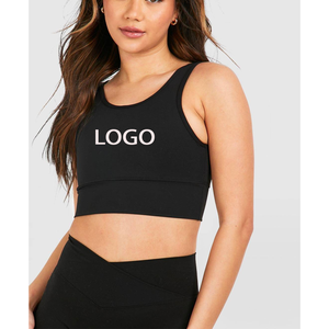 Sujetador Deportivo Personalizado OEM ODM con Patrón Sólido, Spandex/Poliéster, Transpirable, Suave, Elástico, para Gimnasio, Entrenamiento, Yoga - Product Image 4