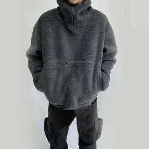 Sudadera con capucha extragrande de forro polar suave y cálido para hombre, con cremallera completa, diseño personalizado, estilo ninja, estampado, grueso y pesado para invierno - Product Image 2