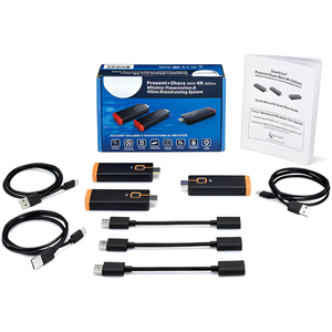 Système de présentation sans fil 4K, émetteur-récepteur HDMI, partage d'écran 5 GHz, portée 150 pieds, Plug & Play, diffusion depuis ordinateur portable, PC, mobile - Product Image 4